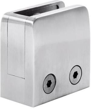 Glass Clump Round Back 316 Stainless Steel 812 & 10 &12MM