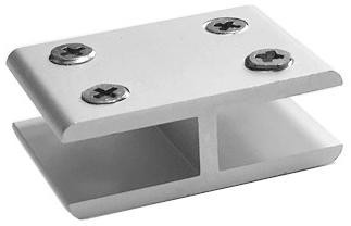 Glass Shelf Support Bracket Aluminum For 10-12 MM