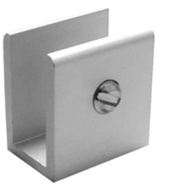 Glass Shelf Support Bracket Aluminum For 10-12 MM