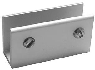 Glass Shelf Support Bracket Aluminum For 10-12 MM